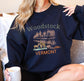 Woodstock Vermont Sweatshirt: Fall Foliage Crewneck - New England Autumn