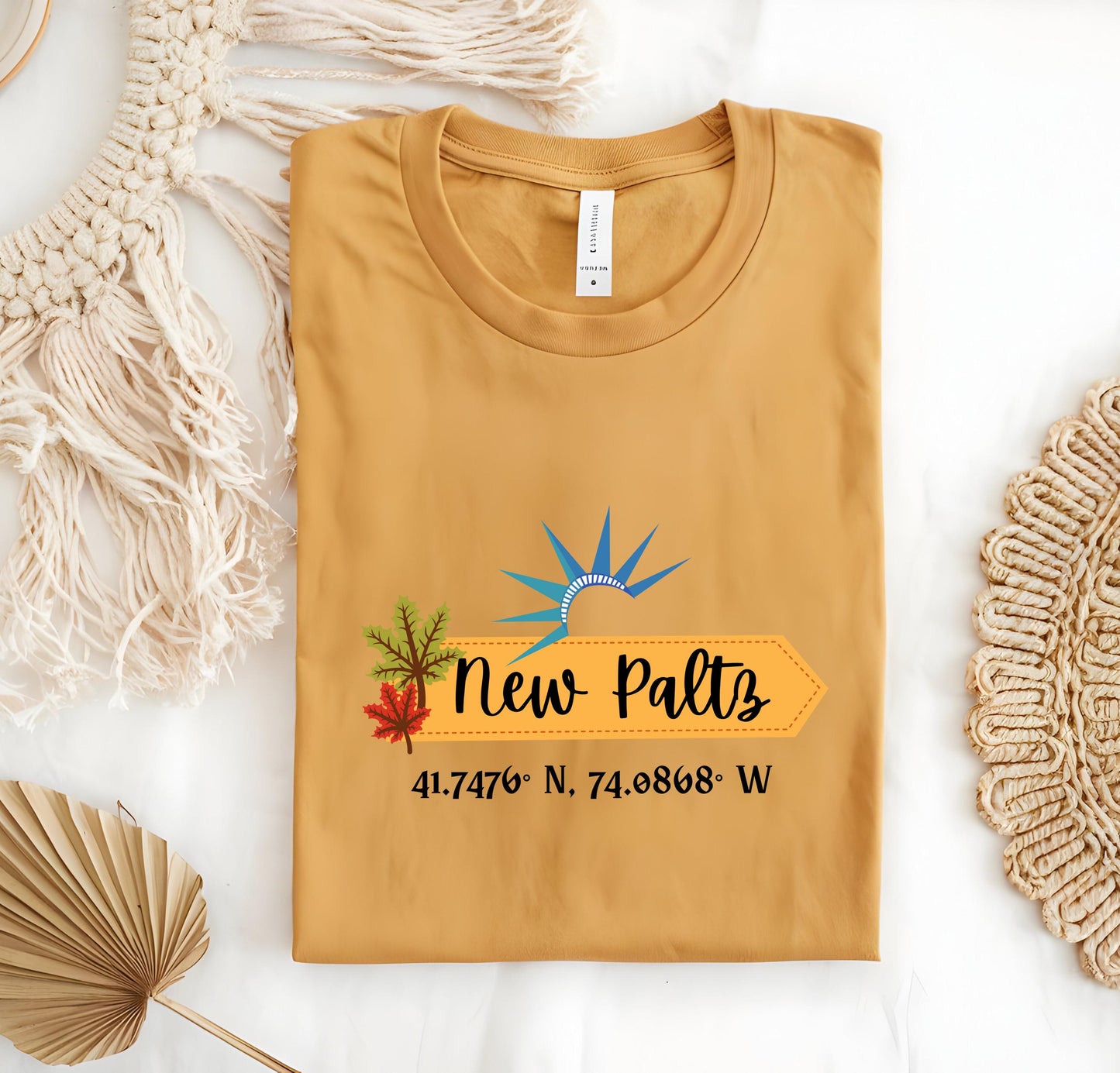 New Paltz NYC Shirt Upstate New York Fall Tee Hudson Valley Traveler Gift