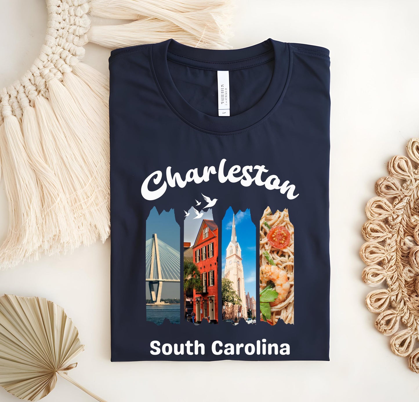 Charleston South Carolina Shirt, Charleston Travel Souvenir Tee