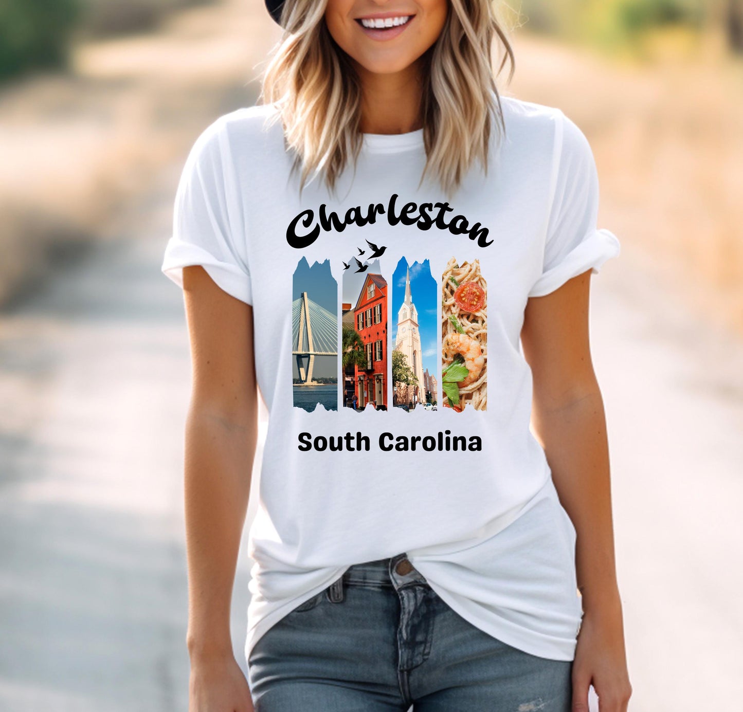 Charleston South Carolina Shirt, Charleston Travel Souvenir Tee
