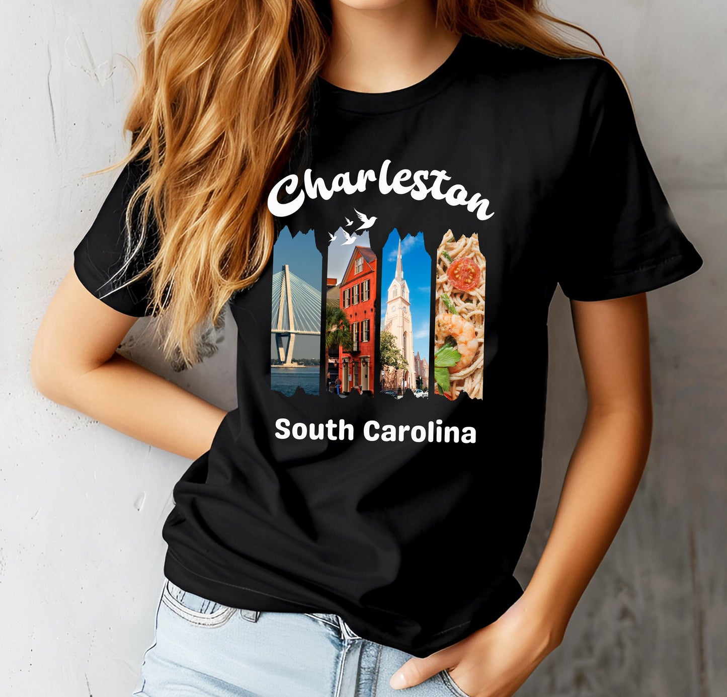Charleston South Carolina Shirt, Charleston Travel Souvenir Tee