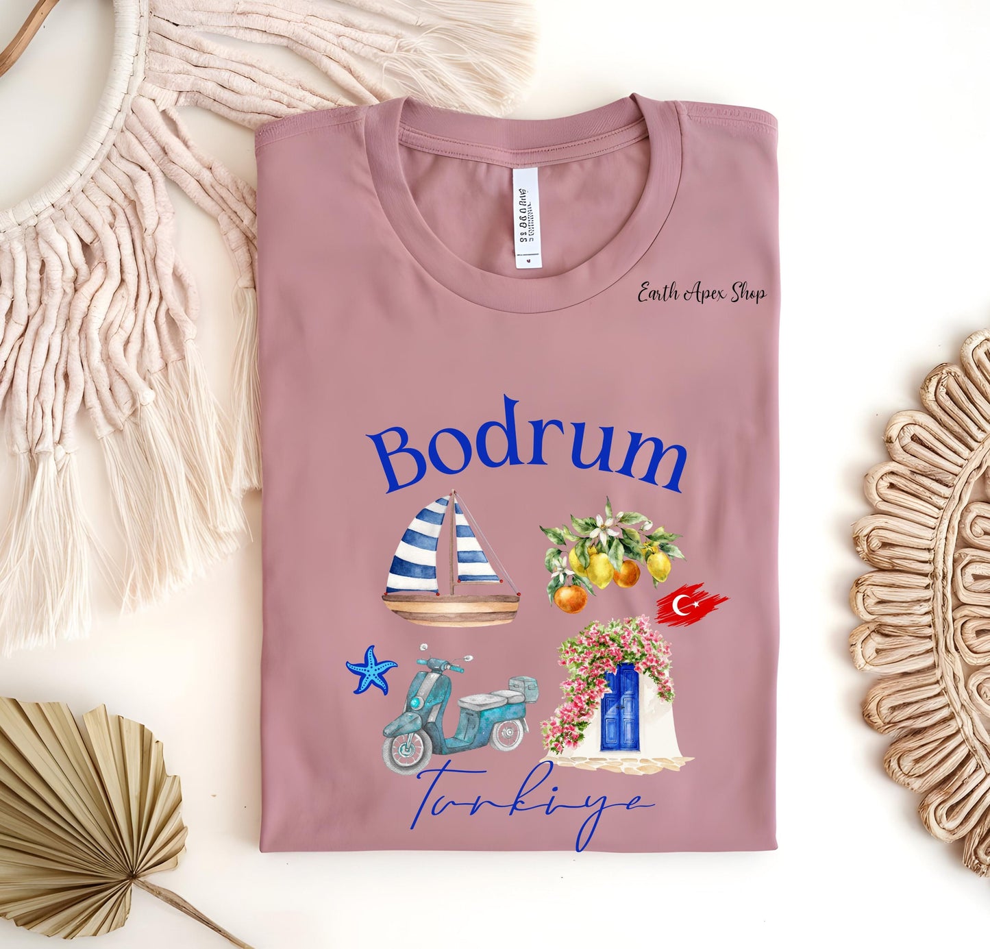 Bodrum Turkey Shirt: Aegean Sea Vacation Tee