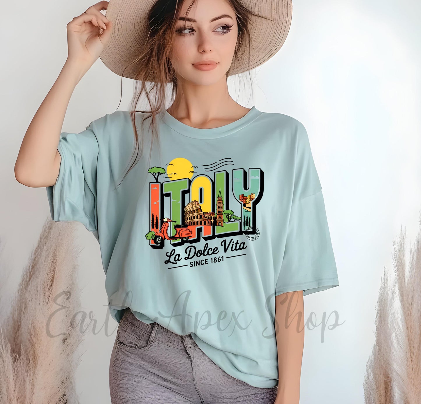La Dolce Vita Italy T-Shirt: Retro Italian Summer Tee