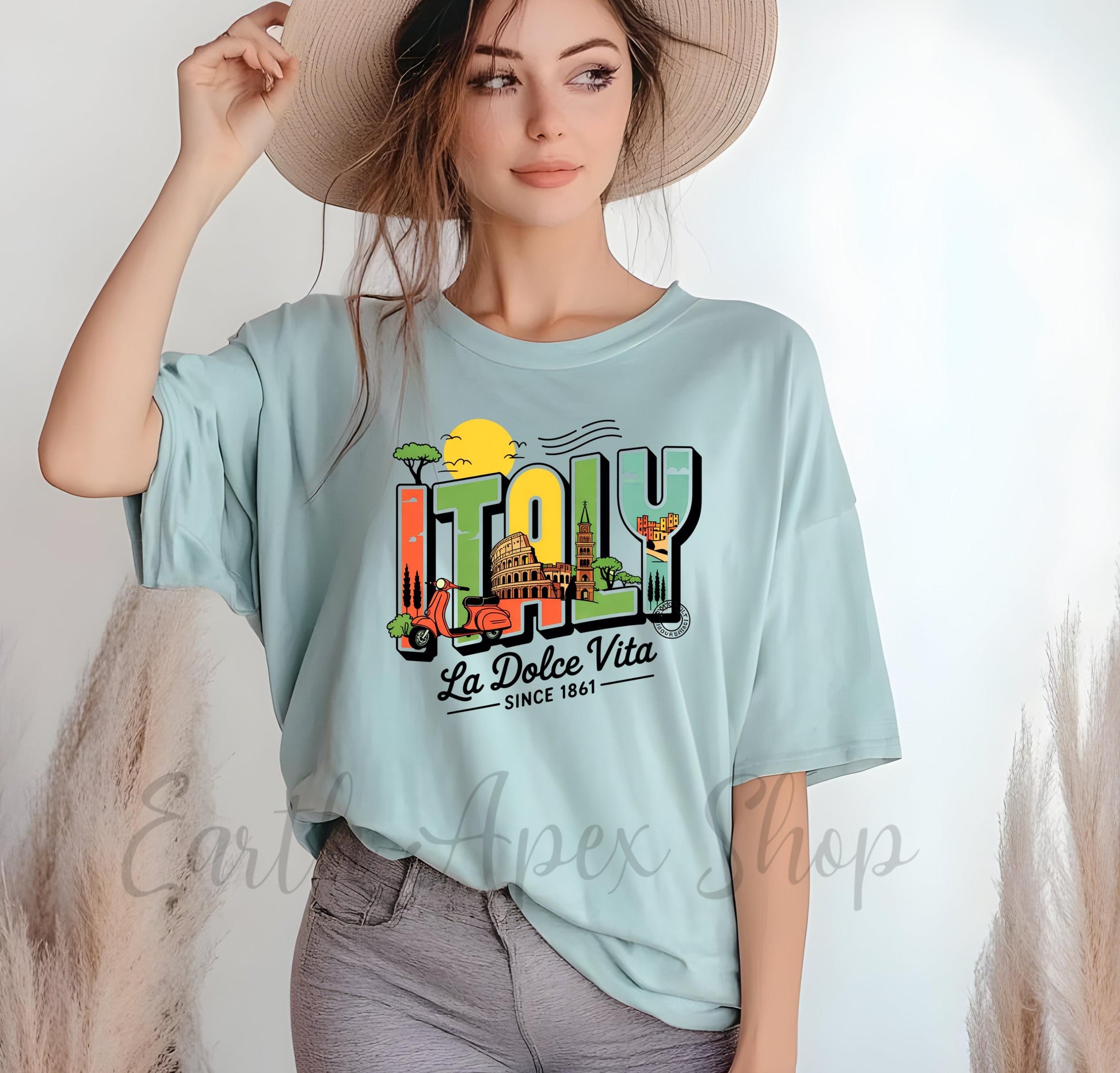 La Dolce Vita Italy T-Shirt: Retro Italian Summer Tee