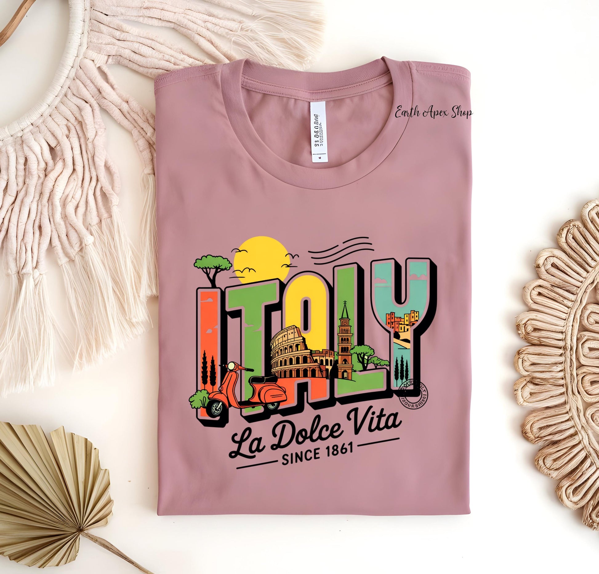 La Dolce Vita Italy T-Shirt: Retro Italian Summer Tee