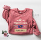 Pennsylvania Sweatshirt: Retro Keystone State Crewneck, Vintage Mountain Graphic