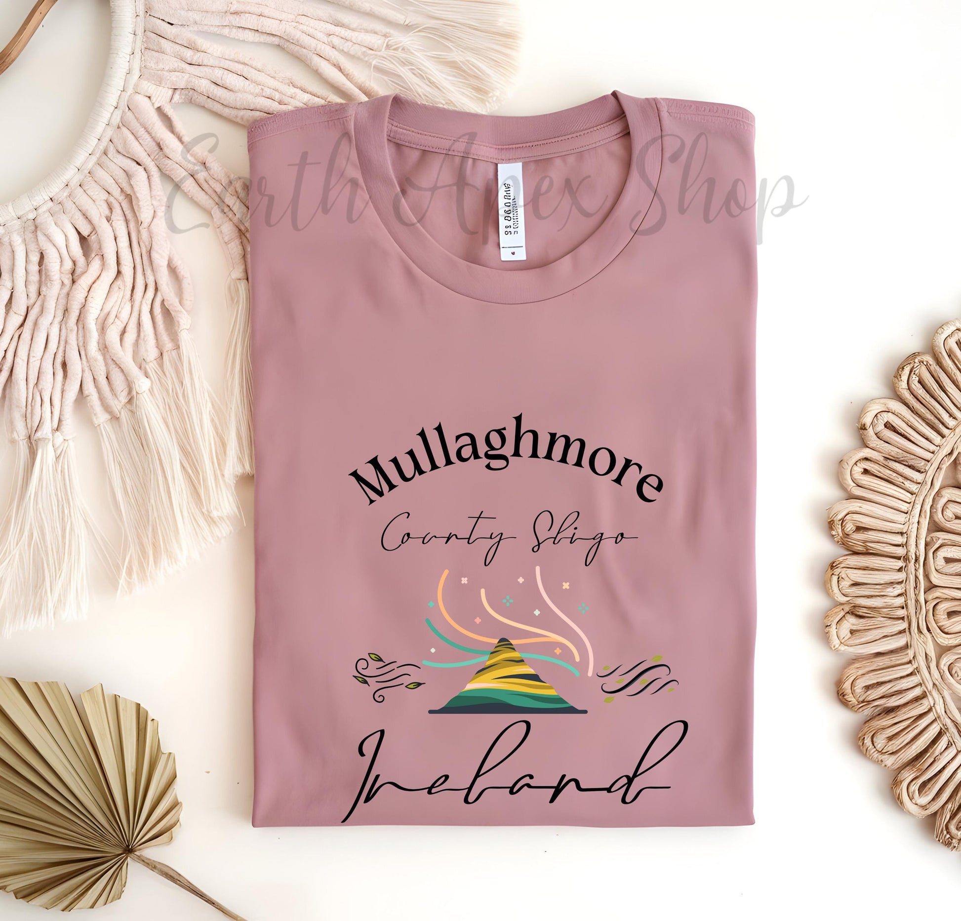 Mullaghmore Ireland Shirt European Coastal Town Irish Surf Village Tee Ireland Breeze Waves Flag
