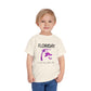 Funny Florida Toddler Shirt: Hurricane Survivor Flamingo Tee