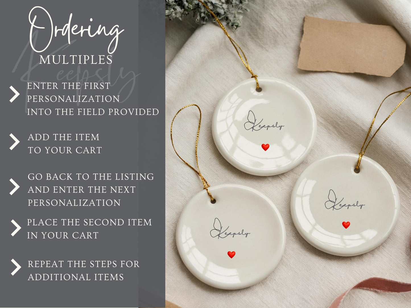 Custom Daycare Teacher Ornament: Tiny Human Tamer Gift Thank you Keepsake