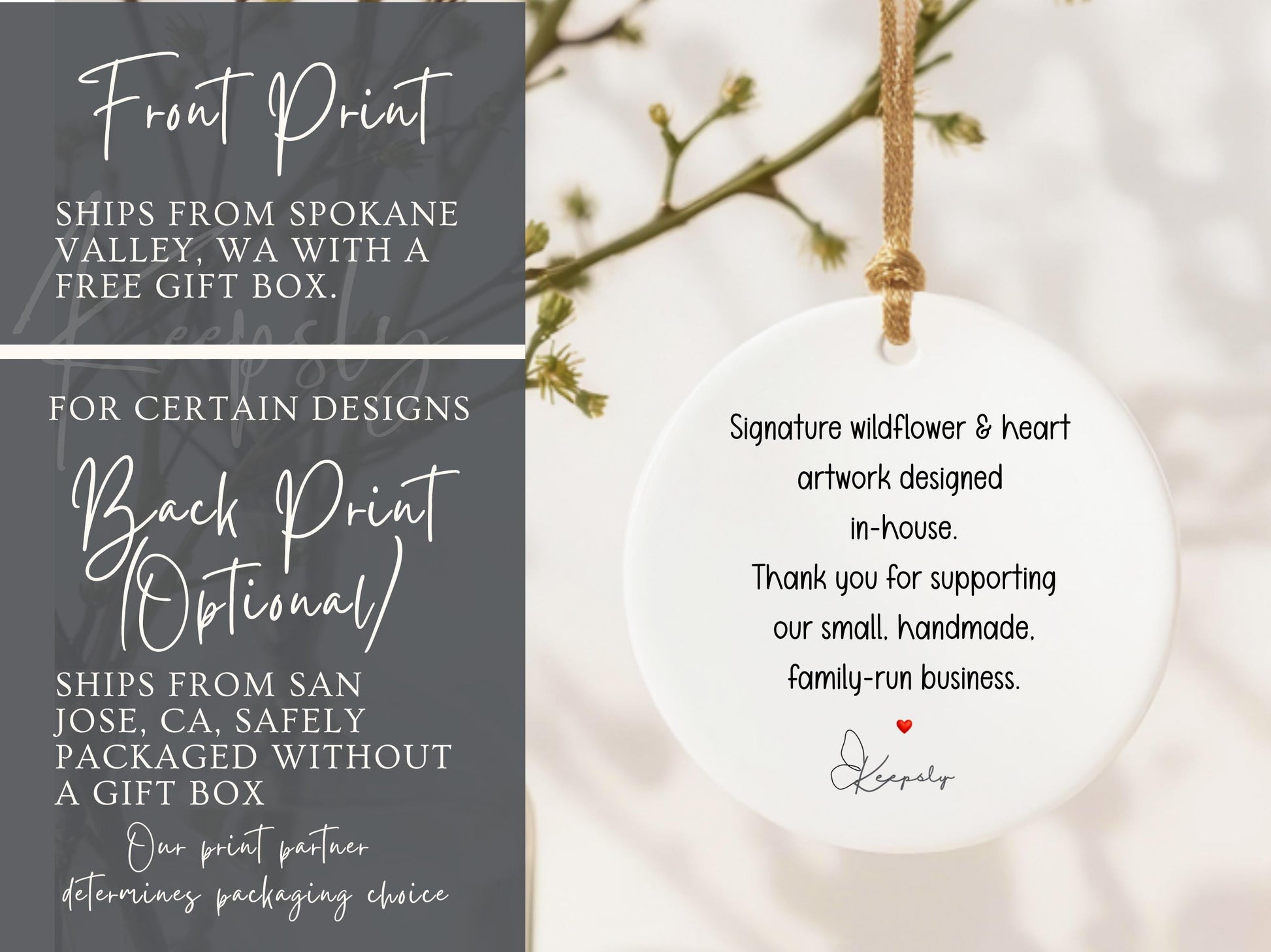 Custom Daycare Teacher Ornament: Tiny Human Tamer Gift Thank you Keepsake