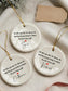 Personalized Thank You Ornament: Teacher, Nurse, Friend Appreciation Gift