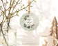 Custom Engaged Ornaments Personalized Couple Gift with Names, Date & Location • Wedding Keepsake Classy Decoration