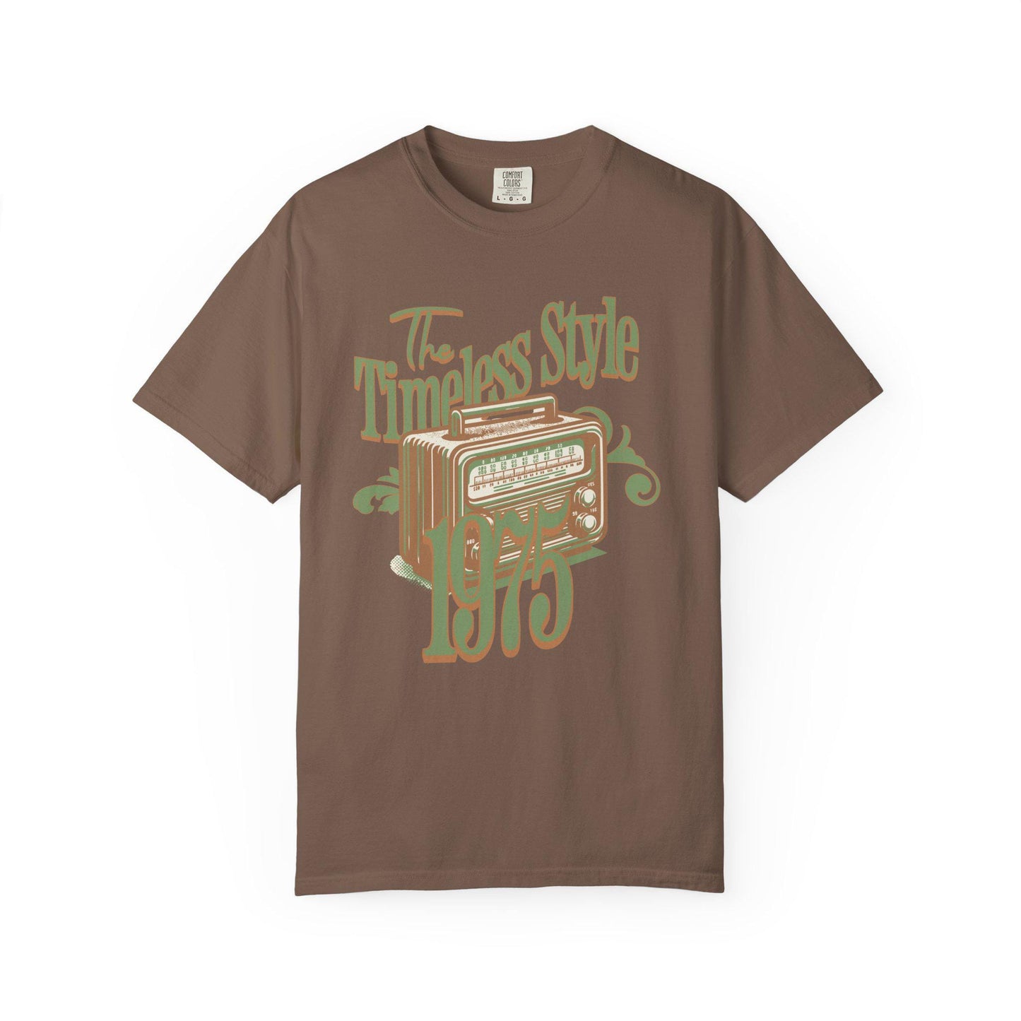 1975 Retro Radio Graphic Tee, Vintage Travel Shirt