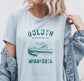 Duluth Minnesota Sweatshirt: Lake Superior Cabin Club Tee