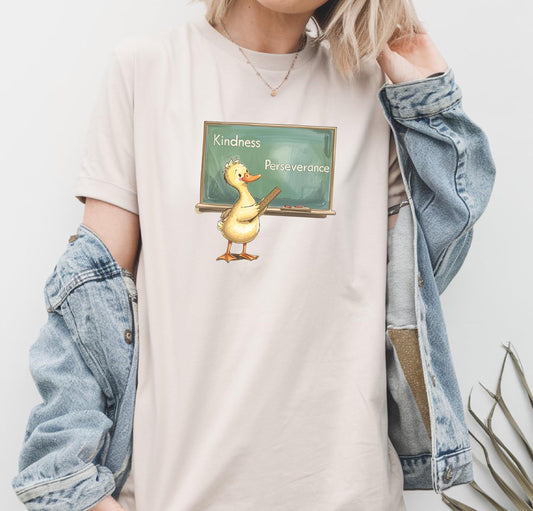 Goose Shirt, Kindness Perseverance T-Shirt, Cottagecore Comfort Colors Tee