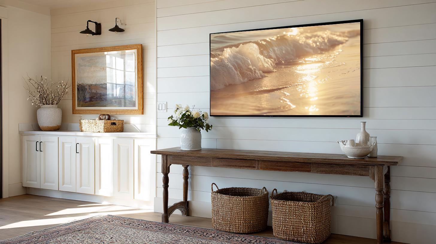 Coastal Beach Wave Samsung Frame TV Art (Digital Download)