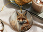 Fox Ornament Personalized Keepsake: Rustic Woodland Cottagecore Decor