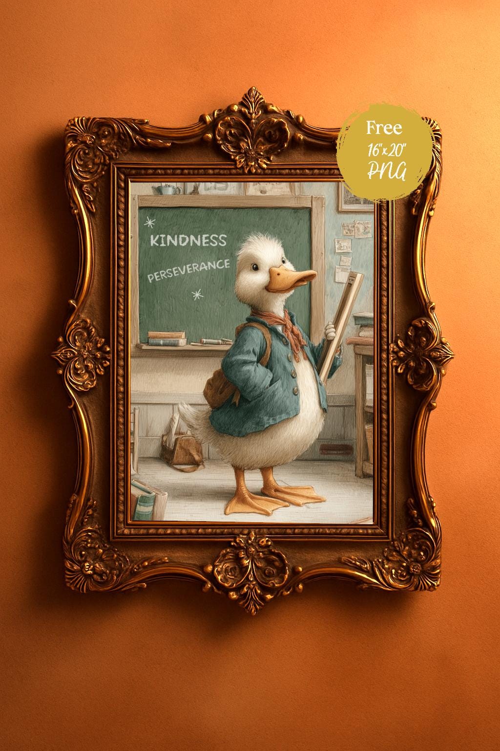 Goose Print; Playroom Wall Art Cottagecore Home Decor Digital Download