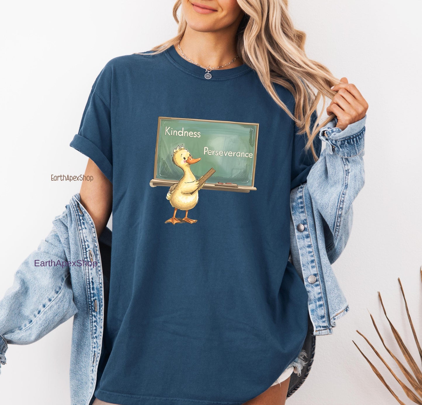 Goose Shirt, Kindness Perseverance T-Shirt, Cottagecore Comfort Colors Tee