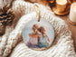 Personalized Two Sisters Ornament: Bestie Friend Siblings Gift
