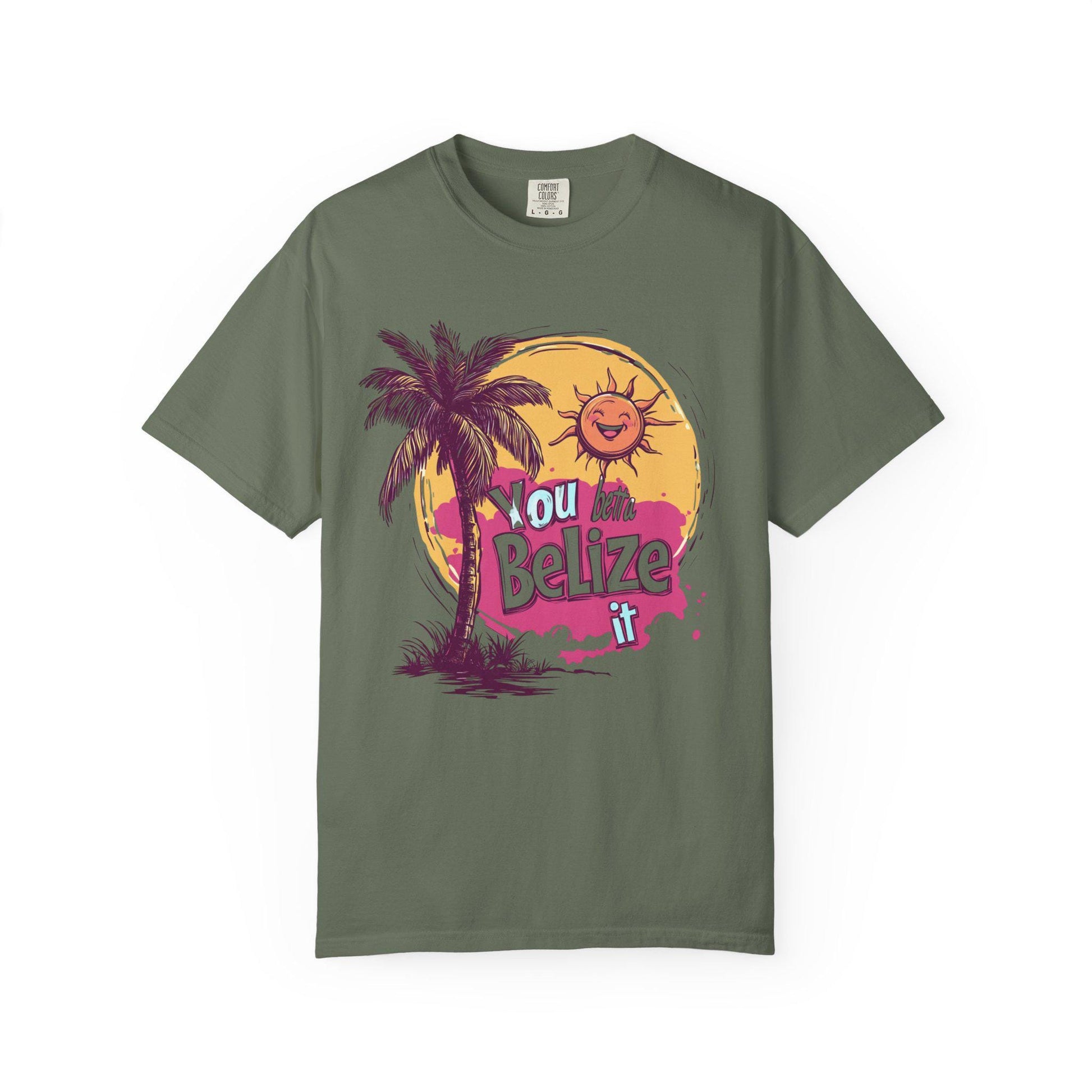 Traveler Belize Shirt Comfort Colors Unisex Vacation Tee Funny Graphic