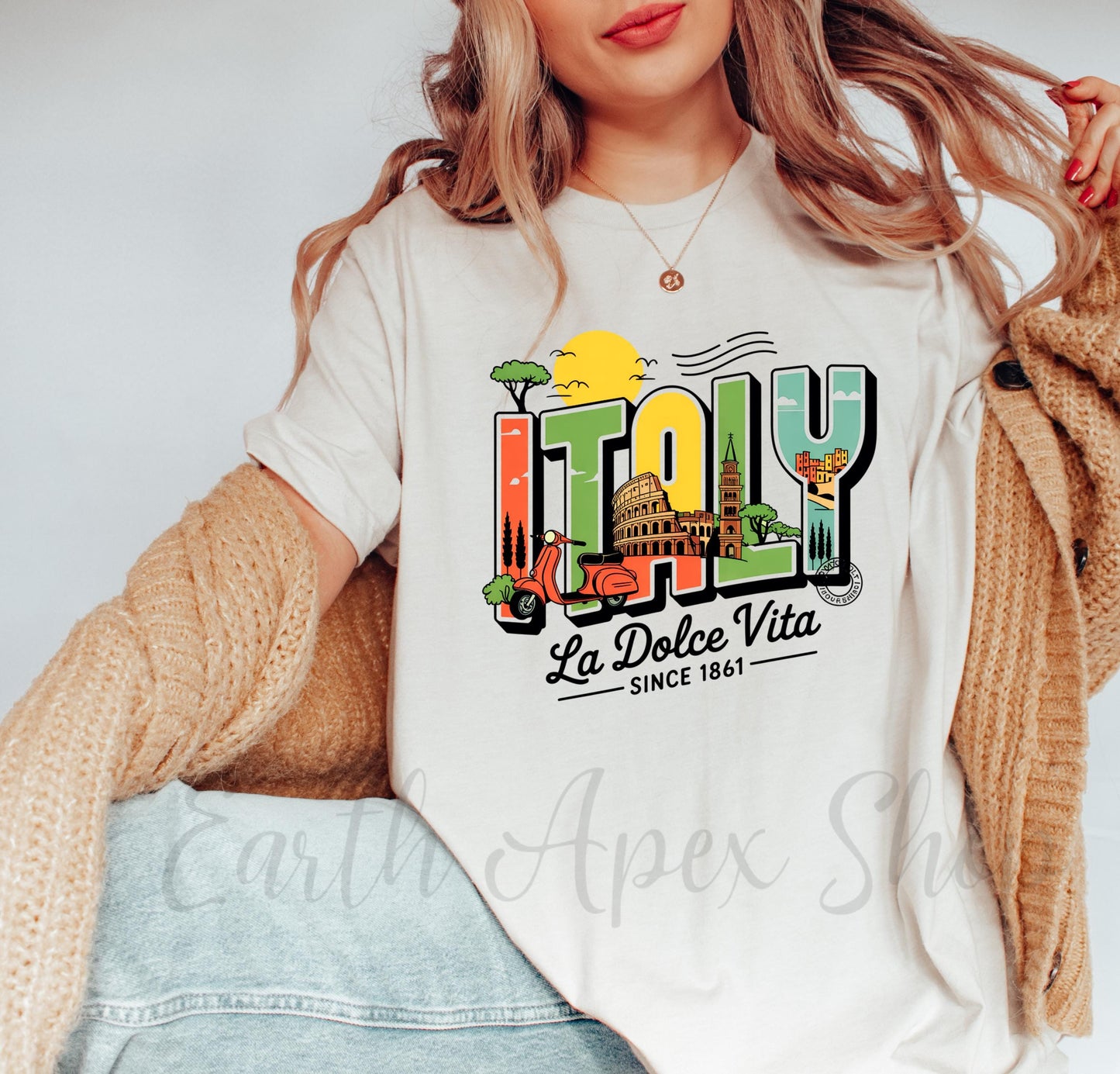 La Dolce Vita Italy T-Shirt: Retro Italian Summer Tee