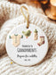 Promoted to Grandparents Ornament – Pregnancy Reveal Keepsake • Baby Announcement Gift • New Grandparents 2026
