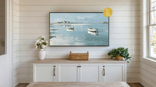 Textured Neutral Landscape Wall Art, Modern Impressionist Forest Painting