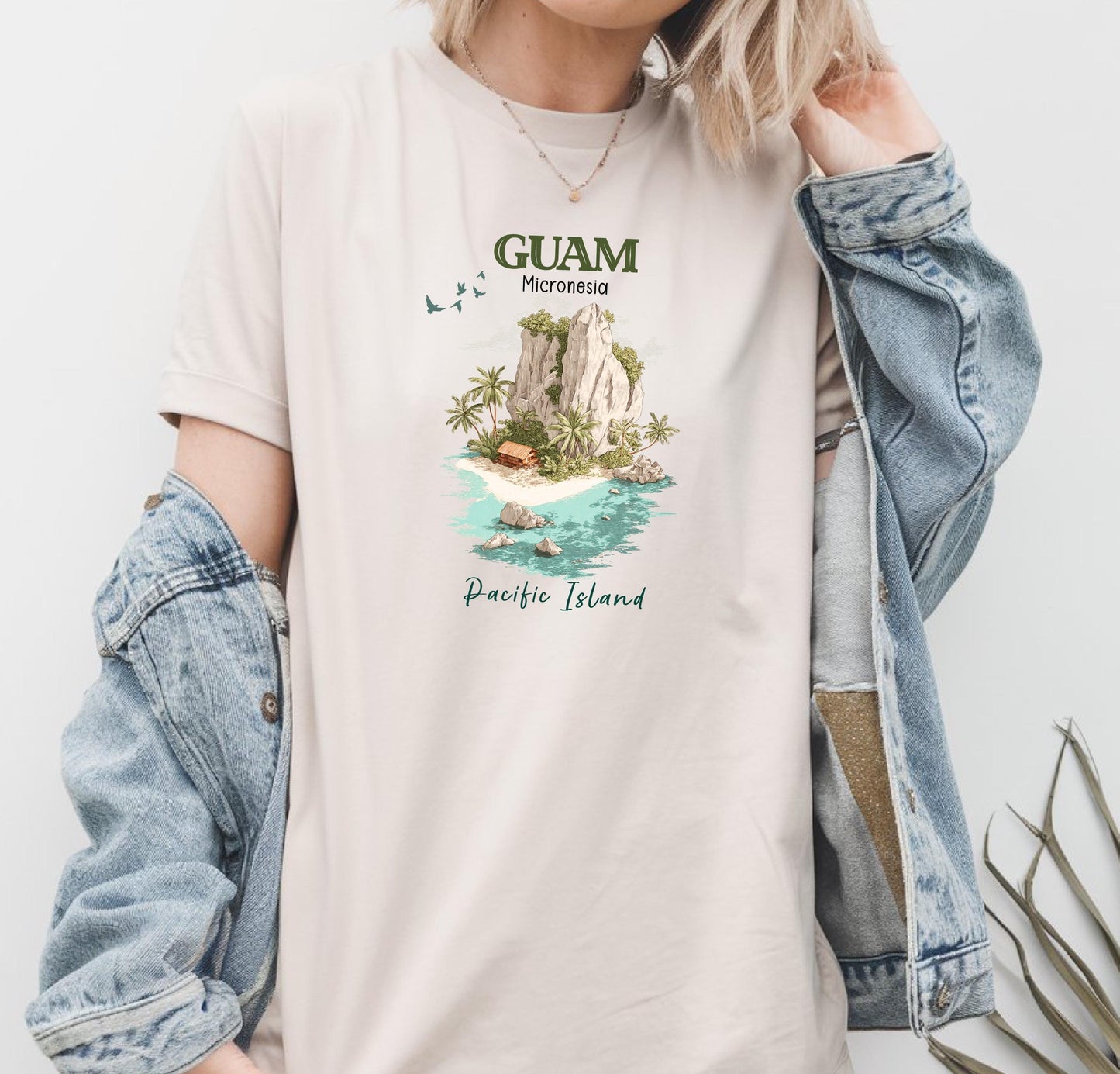 Guam Island Shirt Comfort Colors Micronesia Tee Tropical Beach Graphic Unisex Tshirt
