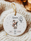 Birth Stats Ornament • Personalized Baby Keepsake • Custom Newborn Birthday Gift