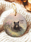 Bear Ornament Personalized Keepsake: Rustic Woodland Cottagecore Decor