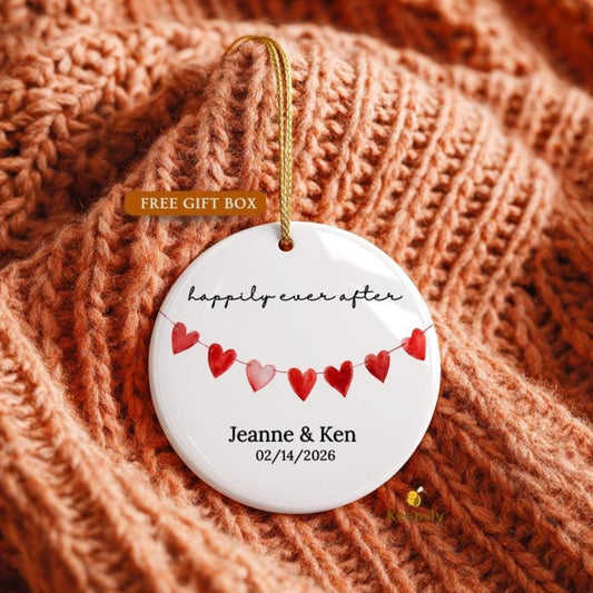 Personalized New Family Ornament • Happily Ever After Keepsake 2026