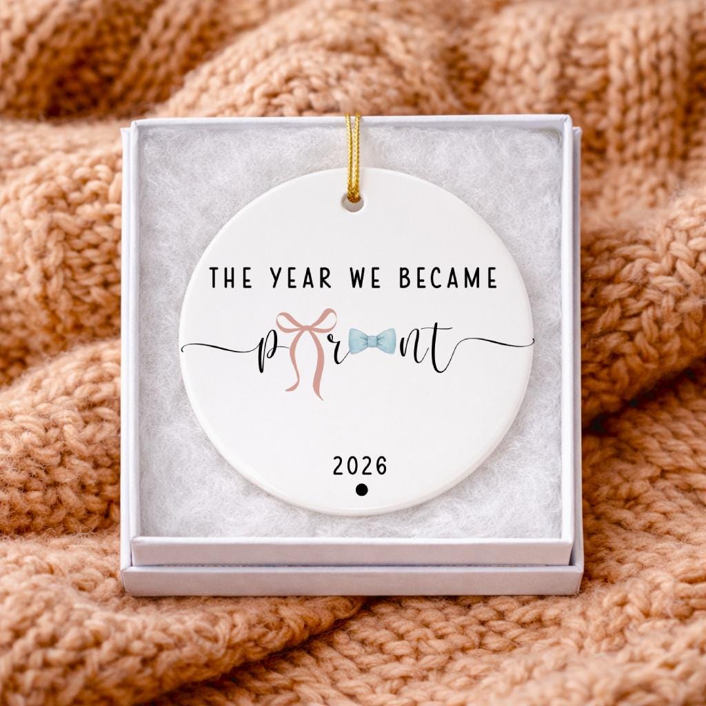 Expecting Mom Gift for Mother's Day Ornament, New Mom and Dad Car Gifts