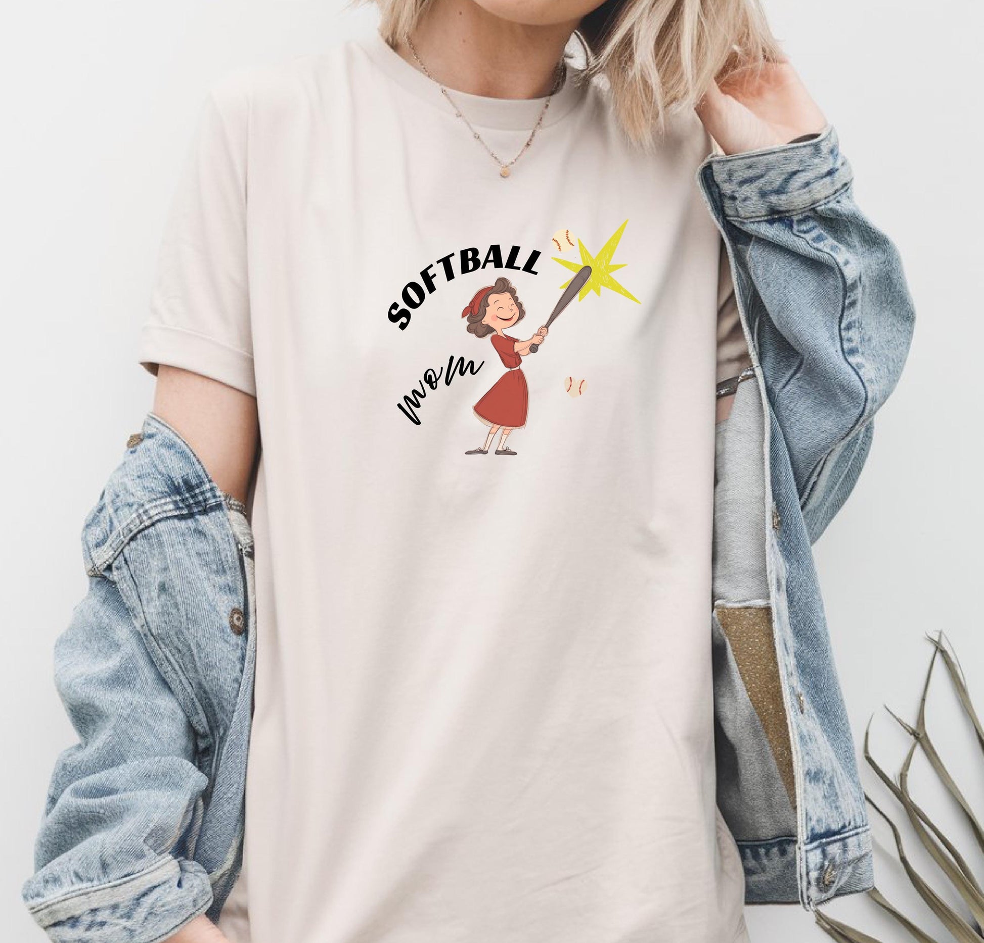 Funny Softball Mom Shirt, Sport Mama Comfort Colors Tee, Gameday Women Tshirts Retro