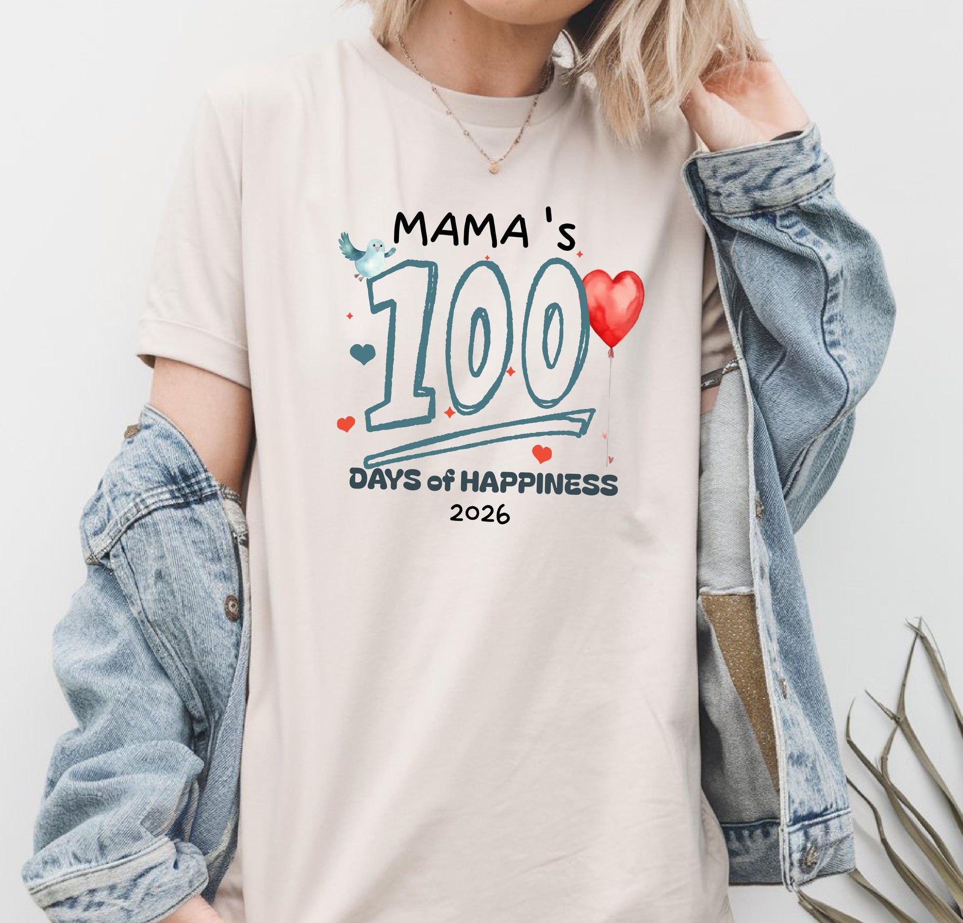 100 Days of Motherhood Shirt, Korean New Mom Milestone Postpartum Gift