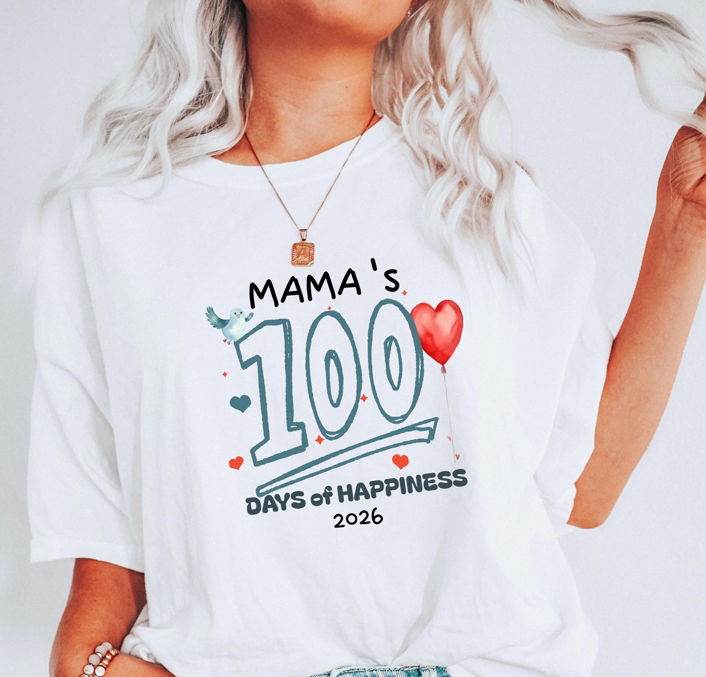 100 Days of Motherhood Shirt, Korean New Mom Milestone Postpartum Gift