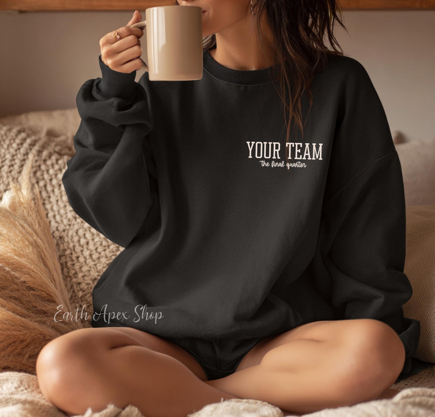 Custom Lacrosse Sweatshirt, Name & Jersey Number Custom Mom Dad Senior Night Crewneck LAX Player