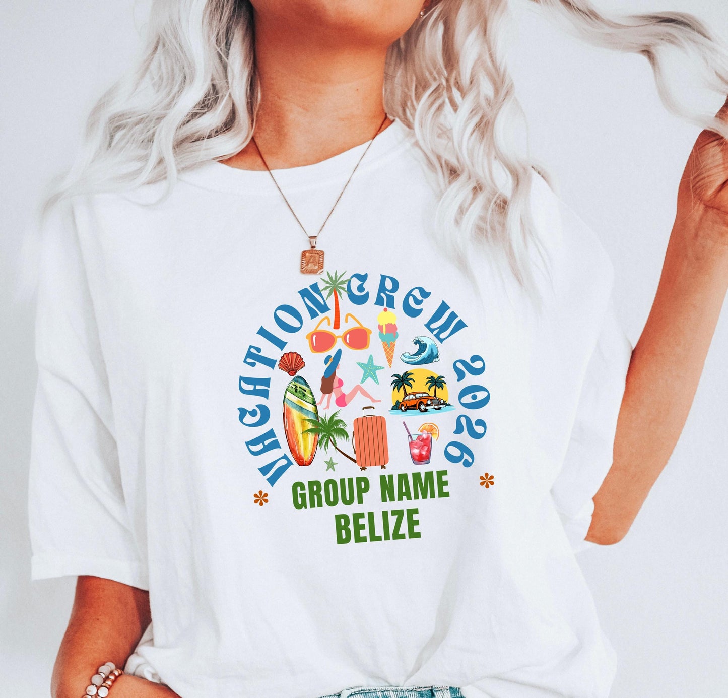 Matching Vacation Crew Shirt, Summer Holiday Family Reunion Tee, Beach Group Name 2026