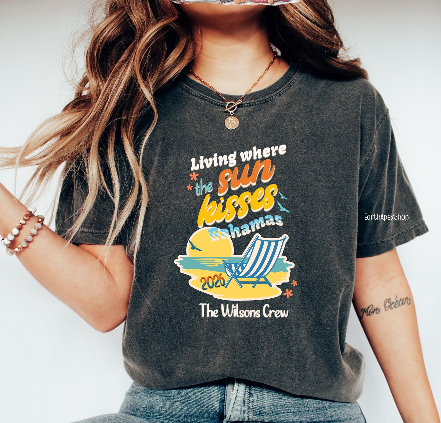 Personalized Family Vacation Matching Shirts, Custom Travel Comfort Colors Shirts