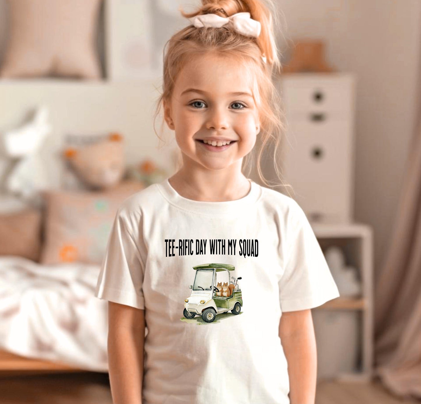 Golf Shirt Matching Golfer Tee-rific Day with My Squad Father's Day Gift Custom