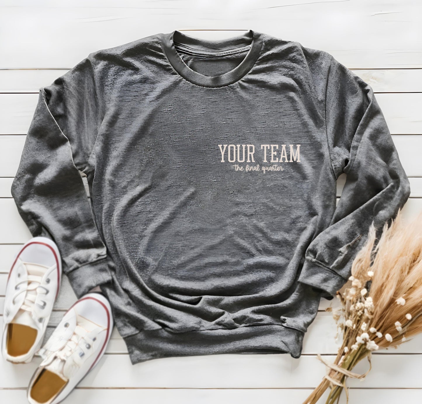 Custom Lacrosse Sweatshirt, Name & Jersey Number Custom Mom Dad Senior Night Crewneck LAX Player