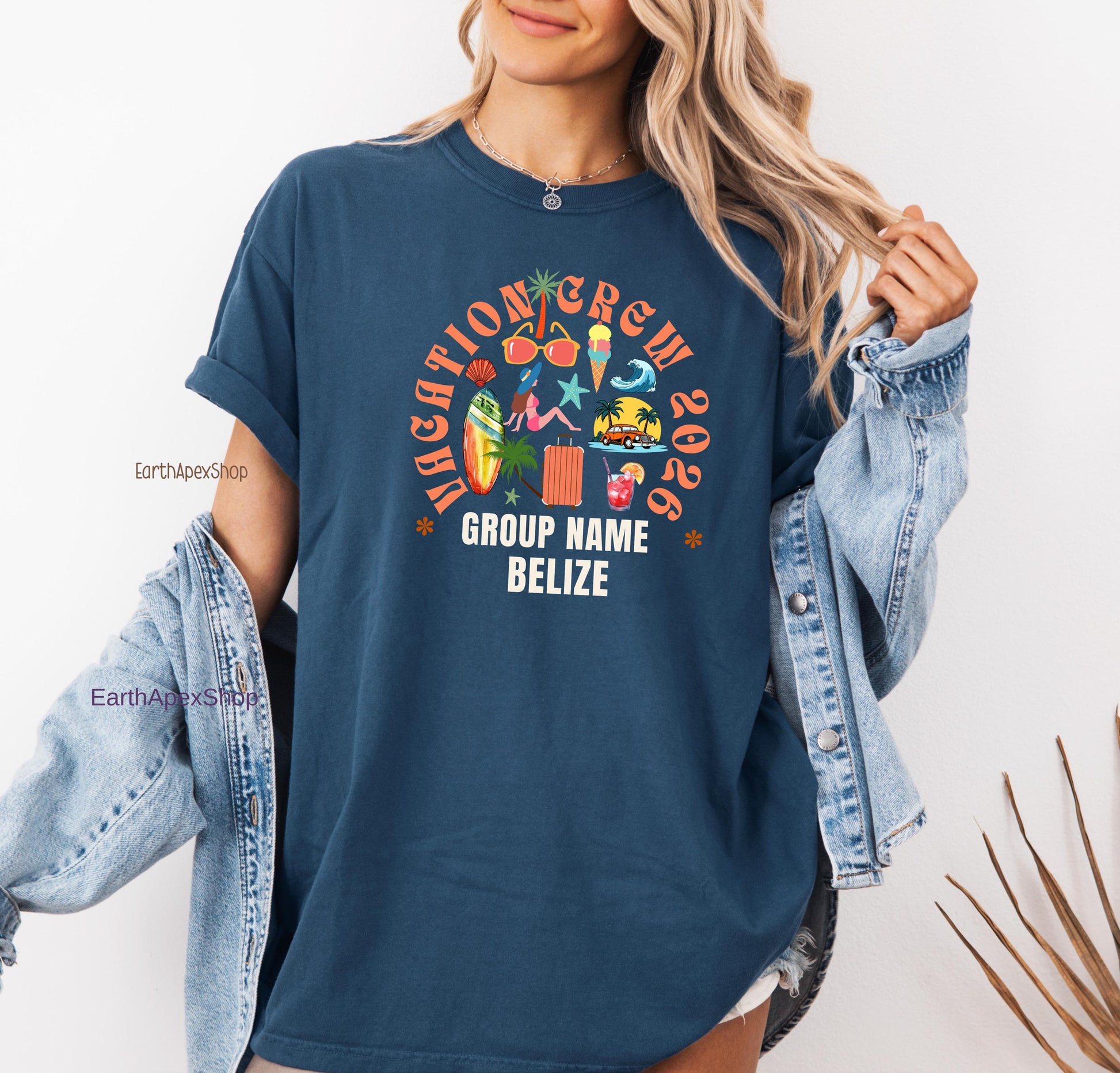 Matching Vacation Crew Shirt, Summer Holiday Family Reunion Tee, Beach Group Name 2026