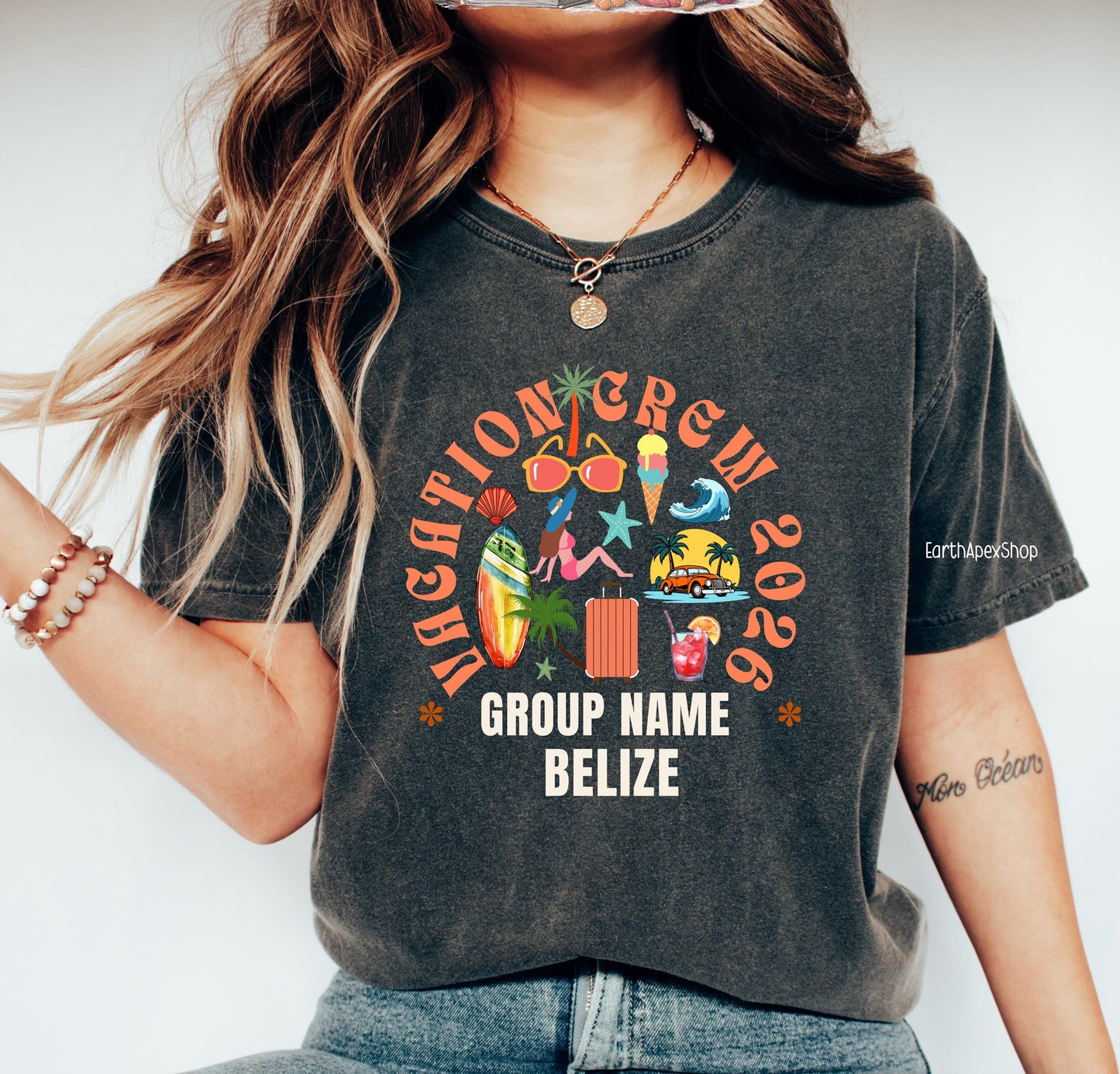Matching Vacation Crew Shirt, Summer Holiday Family Reunion Tee, Beach Group Name 2026