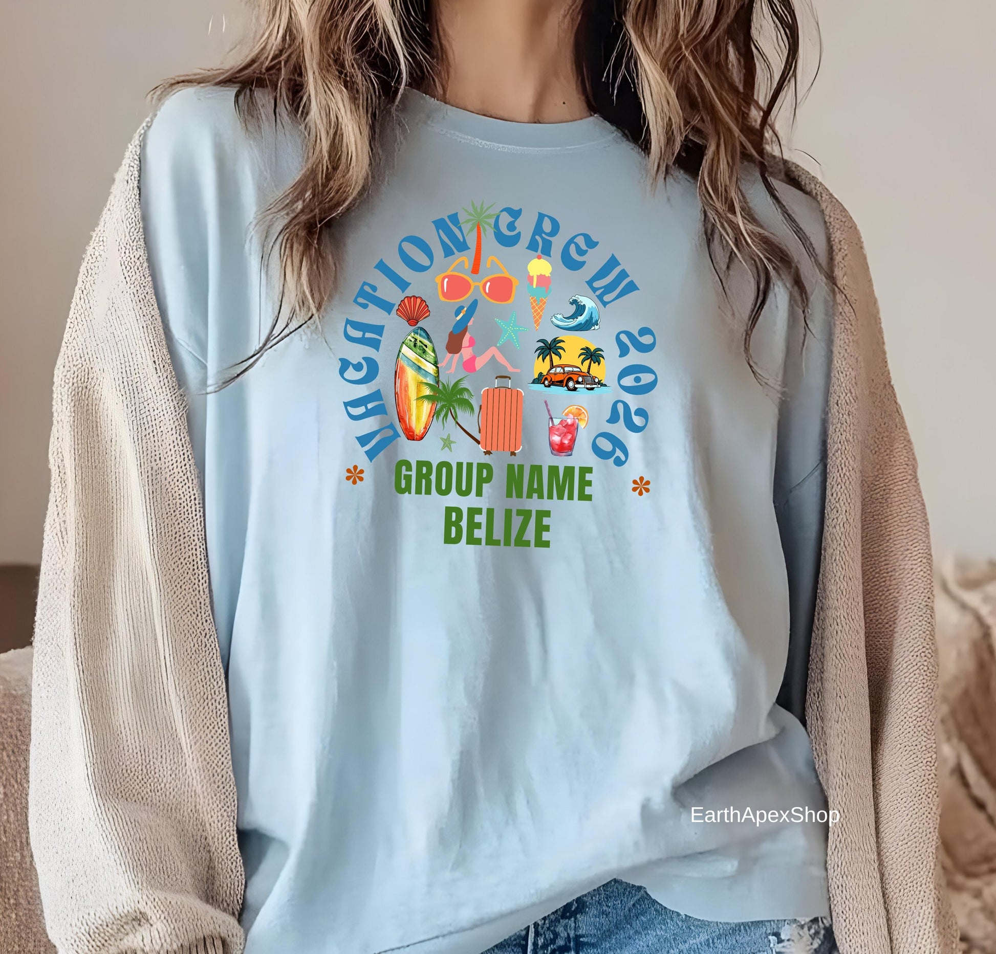 Matching Vacation Crew Shirt, Summer Holiday Family Reunion Tee, Beach Group Name 2026