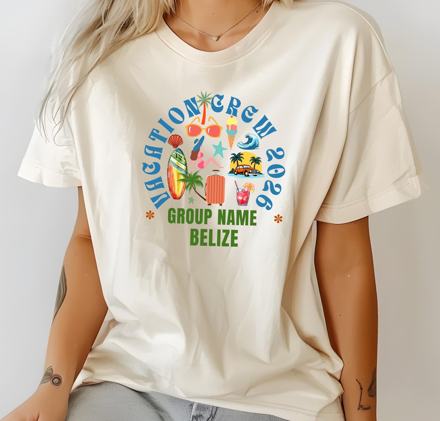 Matching Vacation Crew Shirt, Summer Holiday Family Reunion Tee, Beach Group Name 2026