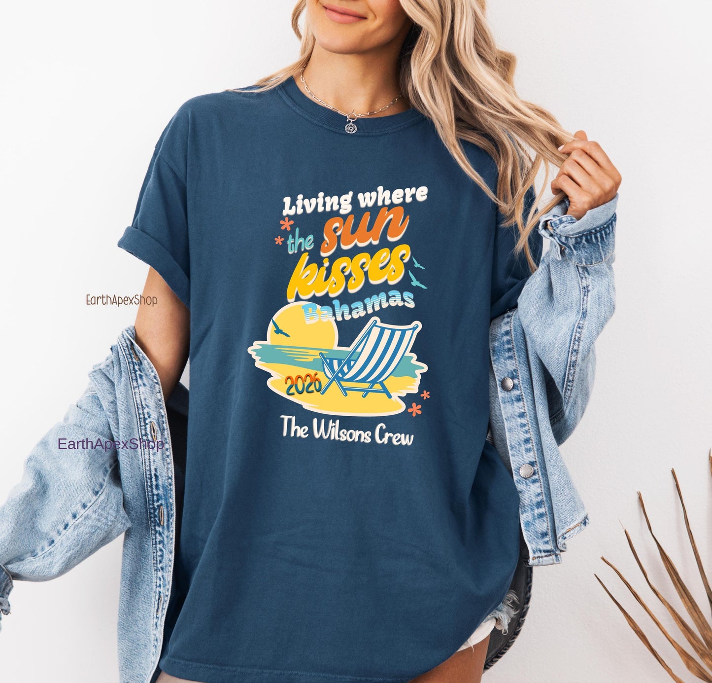 Personalized Family Vacation Matching Shirts, Custom Travel Comfort Colors Shirts