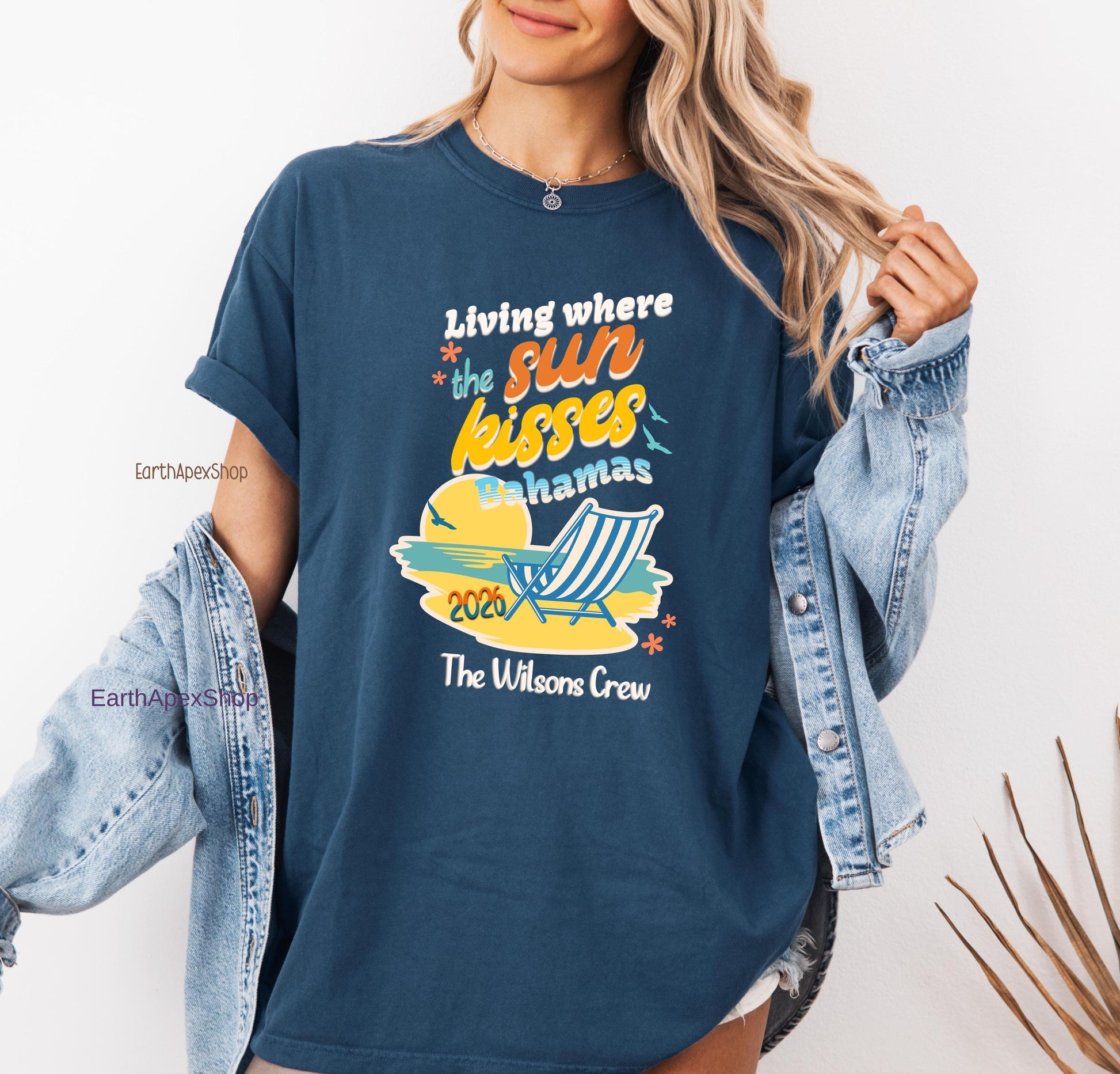 Personalized Family Vacation Matching Shirts, Custom Travel Comfort Colors Shirts