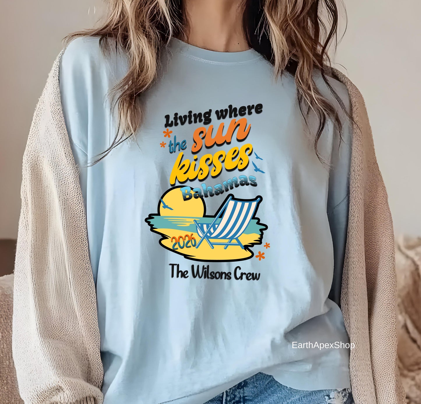 Personalized Family Vacation Matching Shirts, Custom Travel Comfort Colors Shirts