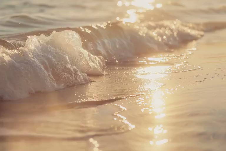 Coastal Beach Wave Samsung Frame TV Art (Digital Download)