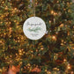 Personalized Engagement Ornament: Eucalyptus Design, Custom Names & Date